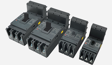 SRM6 سلسلة قاطع دائرة CASE مقولبة مع تصميم نوع بوسار مغلق بالكامل