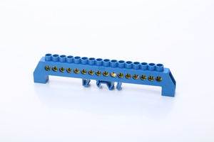 16P النحاس نوع الجسر السكك الحديدية الطرفية الأزرق صفر خط مسامير صف اتصال الكهربائية محطة كتلة موصل قطاع