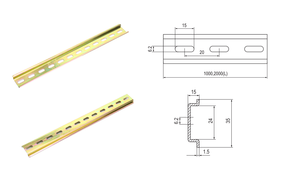 دليل السكك الحديدية الصلب GK-1500 详情 页 说明